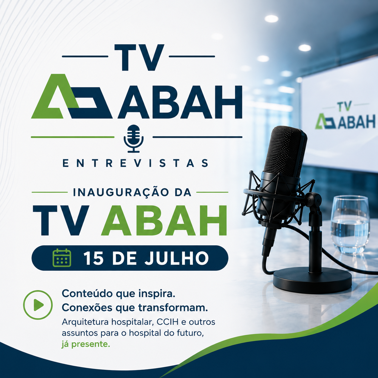 Inauguração da TV ABAH Entrevistas